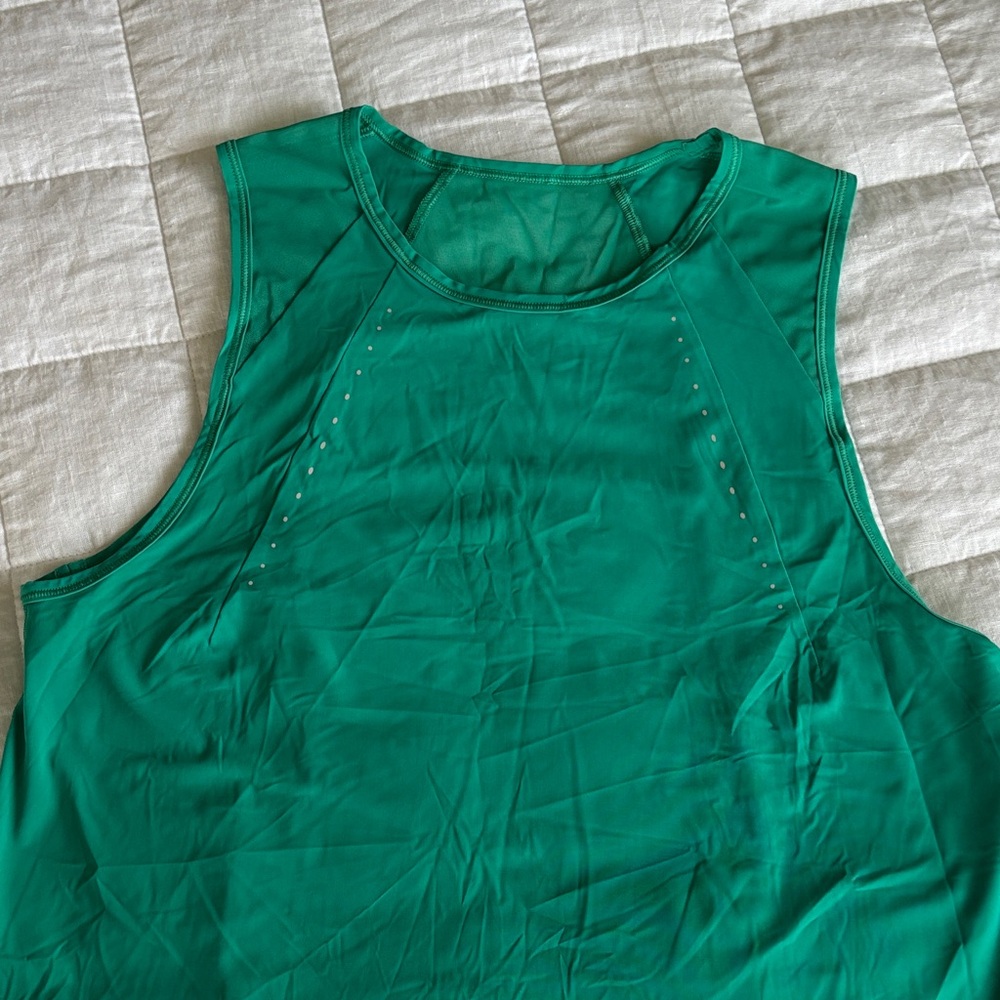 lululemon athletica Vibrant Green Tank Top